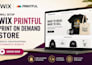 setup wix printiful print on demand store merch dropshipping wix ecommerce store